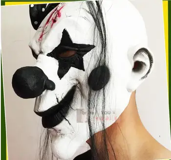 Film Så Chainsaw massacre Puslespil Puppet Masker Latex Utryg Halloween Klovn maske Skræmmende prop unisex part forsyninger cosplay