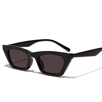 Rektangel Solbriller Kvinder Brand Designer Fashion Sort Sol briller for Herre Høj Kvalitet Anti-UV-Brille UV400