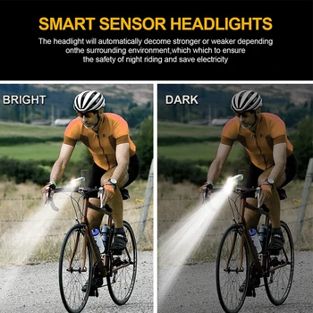 2020 Vandtæt Solenergi Cykel Lys På 350 Lumen Klokke til Cykel Lys LED USB-Genopladelige Lampe Forlygterne Cykel Forlygte