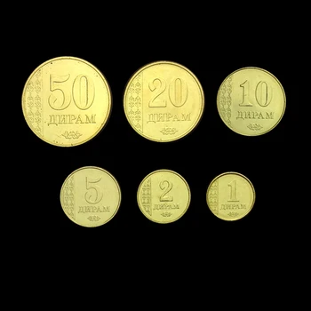 Tadsjikistan sæt med 6 stykker 2011 Nye Ægte Original Mønter Ægte Indsamle Udstedelse af Mønter Unc Aisa