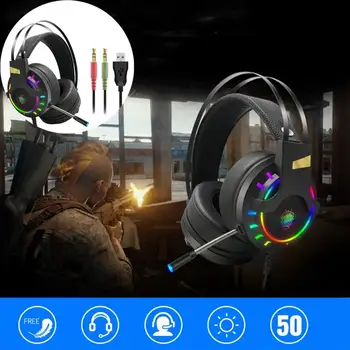 2021 Stereo Gaming Hovedtelefoner Gaming Headset-3,5 mm Over-Ear Mikrofon For N-Switch Surround Sound Stereo Headset Spil
