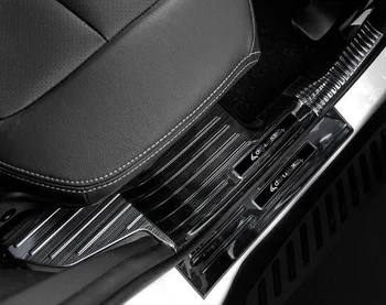 For Mitsubishi outlander 2019-2021 rustfrit stål bil dørtrin scuff beskyttelse plade,pedal dekoration plade,Tærskel bar