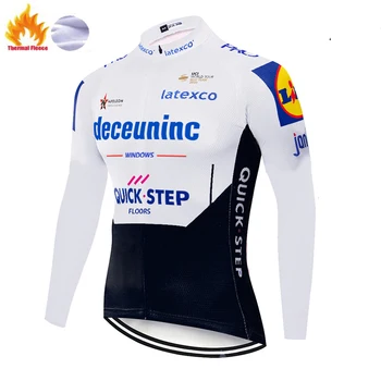 2020 tenue cycliste homme QUICK STEP-Holdet langærmet trøje maillot invierno ciclismo hombre cykel-shirt vinter