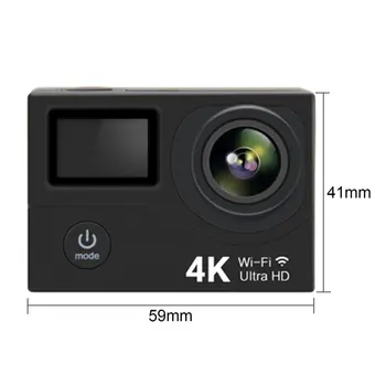 Mini H3R 4K Ultra i Fuld HD Sport Kamera WIFI Fjernbetjening Undersøiske Bevægelse Vandtæt Digital Video Kamera