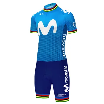 Team maillot movistar Skinsuit Ropa Ciclismo Maillot Buksedragt Road Racing Skinsuit Jersey sportstøj maillot cycliste pro 2019