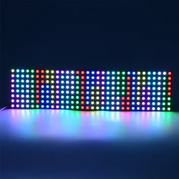 WS2812b Led-Panel Chip 8x8 8x32 16x16 Pixels WS2812 SK6812 RGB Fuld Farve Individuelt Adresserbar Digital Fleksibel Panel Skærm