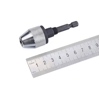 0.3-6.5 mm-Boret Chucks Adapter Sekskantet Skaft Mini Kæbe Konvertering Chuck For Elektrisk Boremaskine, el-Værktøj