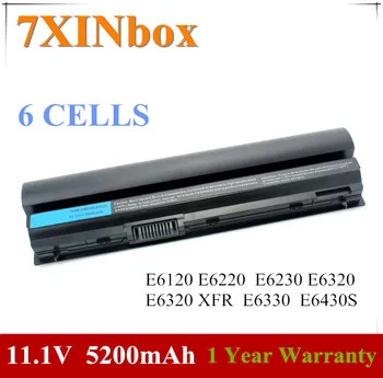 7XINbox 11.1 V 0F7W7V 11HYV 7FF1K 7M0N5 823F9 3W2YX Laptop Batteri Til DELL Latitude E6120 E6220 E6230 E6320 XFR E6330 E6430S