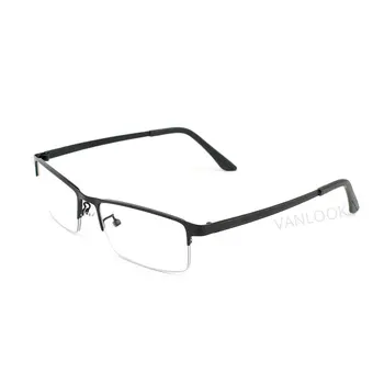 Fotokromisk Solbriller Computer-Briller Til Mænd, Kvinder Kamæleon Linse Klare Blå Coating Metal Briller Briller Refleksfri