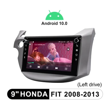 JOYING Android 10 Bil stereo Radio GPS-multimedia-Afspiller, båndoptager Til Honda Fit Jazz 2008 2013 Carplay 4G bakkamera