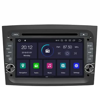 Android10.0 4G+64GB Ingen bil DVD-afspiller med Indbygget DSP-Car multimedia-Radio For FIAT DOBLO Opel Combo Tour 2016-2018 GPS-Navigation