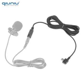 QIUNIU Mini-USB-Mikrofon Mic-Adapter Overføre Kabel med 3,5 mm Ekstern Mikrofon til GoPro Hero 3 3+ 4 til at Gå Pro Tilbehør