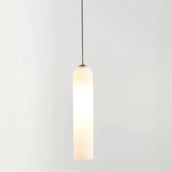 Moderne Pendel Lampe Led Glas Nordiske Hængende lysarmaturer Suspension Kreative Levende Sengen Soveværelse indendørs Lysekroner