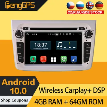 Android DVD-Afspiller Til Alfa Romeo Mito 2008-2019 Touchscreen Mms-GPS Navigation Styreenhed Bil Radio Carplay Bluetooth PX6