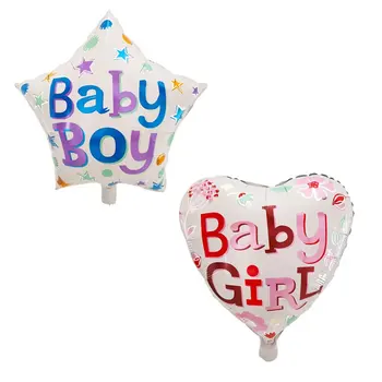 50stk 18inch Baby Dreng Baby Pige Folie Balloner, er Det en Dreng Pige Helium Luft Globos Børn, fødselsdagsfest, Baby Shower Dekorationer