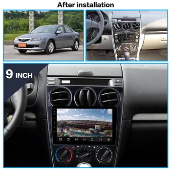 PX6 Android 10.0 6+128G Bil GPS Navigation Til Mazda 6 2006-2012 Auto Audio Stereo Mms Video-Afspiller hovedenheden DSP Recoder