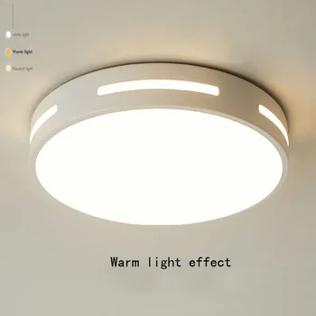 LED-modern Hvid & Sort farve loft lightsLED moderne akryl, metal ramme rundt ultra-tynde LED-loftslampe, LED-lampe, loft,