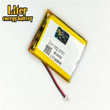 1,25 MM 2pin stik 3,7 V 504550 1800mah Genopladeligt lipo batteri, MP3-MP4 MP5 lille legetøj polymer lithium batteri