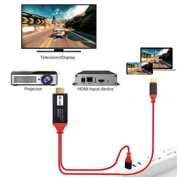 4K Type C til HDTV Converter Telefonen til TV ' ets Video Adapter Kabel til Macbook, Samsung Galaxy S8 S9 S10 Plus Note9 Note8 For Huawei LG