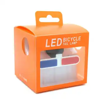 WasaFire Cykel Nat Cykling Bageste Lys Rød Blå LED Cykel Lys USB-Genopladelige Cykel Baglygte 6 Tilstande Sikkerhed advarselslampen