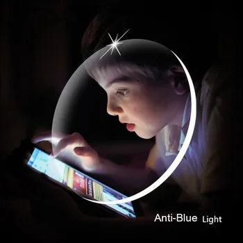JIE.B anti-blå lys 1.61 linse recept harpiks optisk linse nærsynethed presbyopi lens anti-stråling