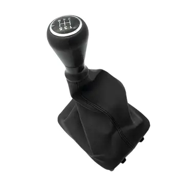 5 Speed Car Gear Knop gearknop Shifter Krave Håndtaget Stick Gænger Boot Dækning for Peugeot 206 406