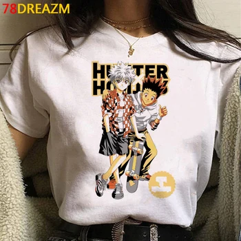 Hunter x Hunter Killua Hisoka top tees mandlige tumblr streetwear print par hvid t shirt tøj, t-shirt plus size hip hop