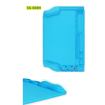 SS-004H 45*30cm 3D Magnetiske Silikone Isolering Mat Høj Temperatur Mobiltelefon Vedligeholdelse Platform BGA Lodning Reparation Pad
