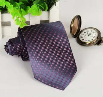 % silke nye lilla slips 8 cm polka dot ankomst herrer tørklæder mode afslappet britisk stil masse