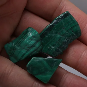 Uregelmæssig Malakitter Perler Reiki Healing Naturlige Sten, Amulet DIY Smykker Udsøgt Fødselsdag Gave