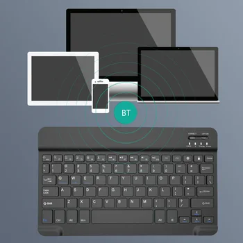 7inch/9inch/10tommer Bærbare Mini Bluetooth Keyboard Genopladelige Trådløse Bluetooth-Tastatur Universal til Laptop Tablet-Telefoner