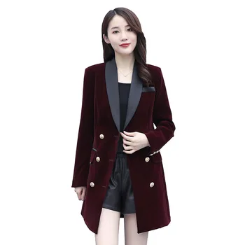 Women Blazer Jacket Button High Street Blazer Coat 2020