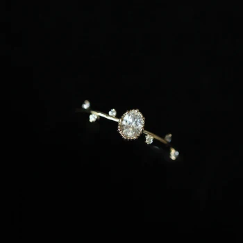 Bali Jelry Luksus 925 Sølv Ringe AAA Zircon Sten, Guld Farve, Smykker, Accessories til Kvinder, Bryllup, Engagement Ring