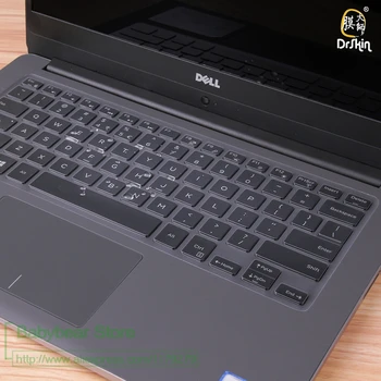 For Dell Inspirion 13 700 7000 14 15ins Series Silikone Keyboard Cover OS Version Høj Klar Tastatur Skin Protector