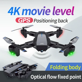 2020 S9 Folde RC UAV drone 4K HD-Vidvinkel kamera Quadcopter drone 1080p WiFi FPV Dual kamera Intelligent flyvning uav lys
