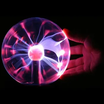 USB-Stik Plasma-Ball 8 Inches Nyhed Belysning Glas Plasma-Pære Ball Lampe Magiske Kugle, Lys, Elektriske Genstande Gave