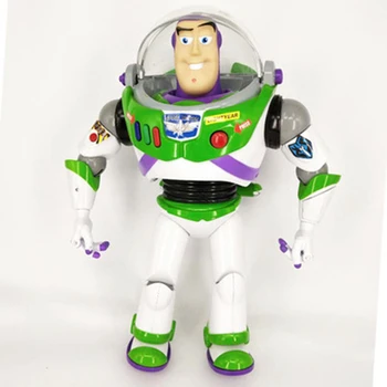 Disney Pixar Toy Story 4 Buzz Lightyear Kan Tale, Lyd og lys legetøj Deformation Sherif Woody Action figur Legetøj For Børn