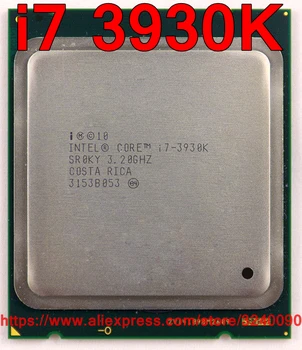 Intel Core i7 3930K-processor i7-3930K Desktop CPU med 6 kerner 3.20 GHZ 15MB 32nm LGA2011 gratis fragt
