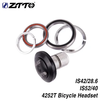 ZTTO 4252T MTB cykel carbon fiber øretelefon 42mm 52mm CNC-1 1/8