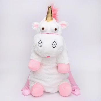 Store Søde Piger Minion Unicorn Plys Rygsæk Blød Plys Legetøj Dukke Børn Fødselsdag Julegave