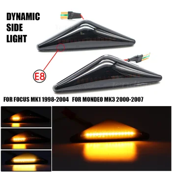 For Ford Focus MK1 1998-2004 Mondeo MK3 2000-2007 LED Flasher Dynamisk blinklys Lys sidemarkeringslys Sekventiel Lampe Indikator