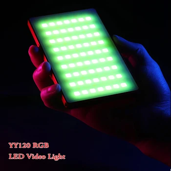 Fuld Farve RGB LED Video Lys Dæmpes på Kameraet Fotografering Belysning Video Studio Lamp Koldt Sko til Mic DSLR Lys Vlogging