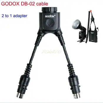 Godox DB-02 Batteri Kabel-Y-Adapter For PROPAC Power Pack PB960 PB820 PB820S AD360 AD180 kamera tilbehør