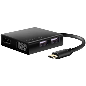 Lenovo USB-C-HUB Type C til Multi USB 3.0-HDMI-Adapter til Dockingstation For Huawei Asus Dell Bærbar Computer Tilbehør, USB-C Splitter Port