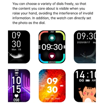 T10 Globale Version Smart Ur IP67 Vandtæt Smartwatch 2020 Nye Mænd Kvinder Fitness Armbånd Bånd Til Android Apple Xiaomi
