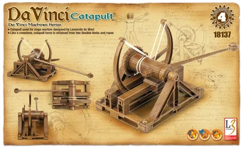 Skala 1/N Academy 18137 Da Vinci-Maskiner-Serien Classic original Katapult Plast Model Kit