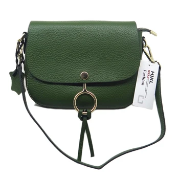 Kvindelige crossbody skuldertaske grøn Taske damer taske mode runde taske, bærbare i høj kvalitet, gratis forsendelse