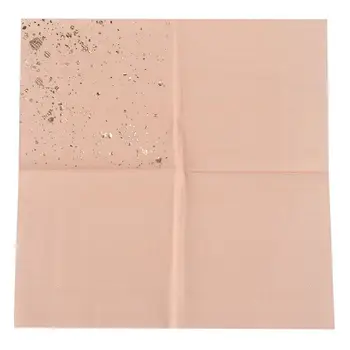 Guld Blokering Pink Marmor Tekstur engangsservice Sæt Papir Servietter Party Bryllup Karneval Service Leverer disponibel pa