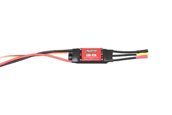 FMS 45A ESC Hastighed Børsteløs Controller Support 2S 4S for 1700mm PA-18 / 1800mm Ranger RC Fly Hobby Model Fly Reservedele