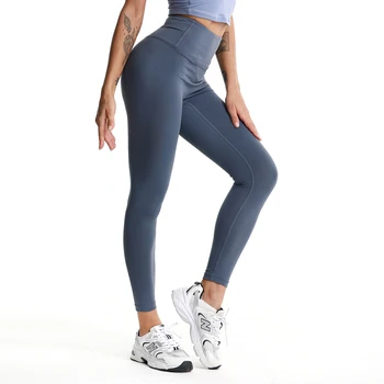 F. DYRAA Anti-sved Nævne Hip Sport Fitness Leggings Kvinder Højtaljede Yoga Fitness Bukser Problemfri Dans Træning Leggings